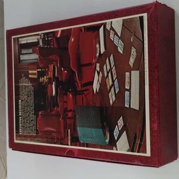 Vintage 1971 Executive Decision Board Game 100% Complete. A 3M Bookshelf Game - Picture 2 of 10